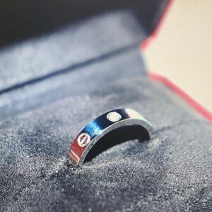 Cartier LOVE Ring With 1 Diamond in 18K White Gold